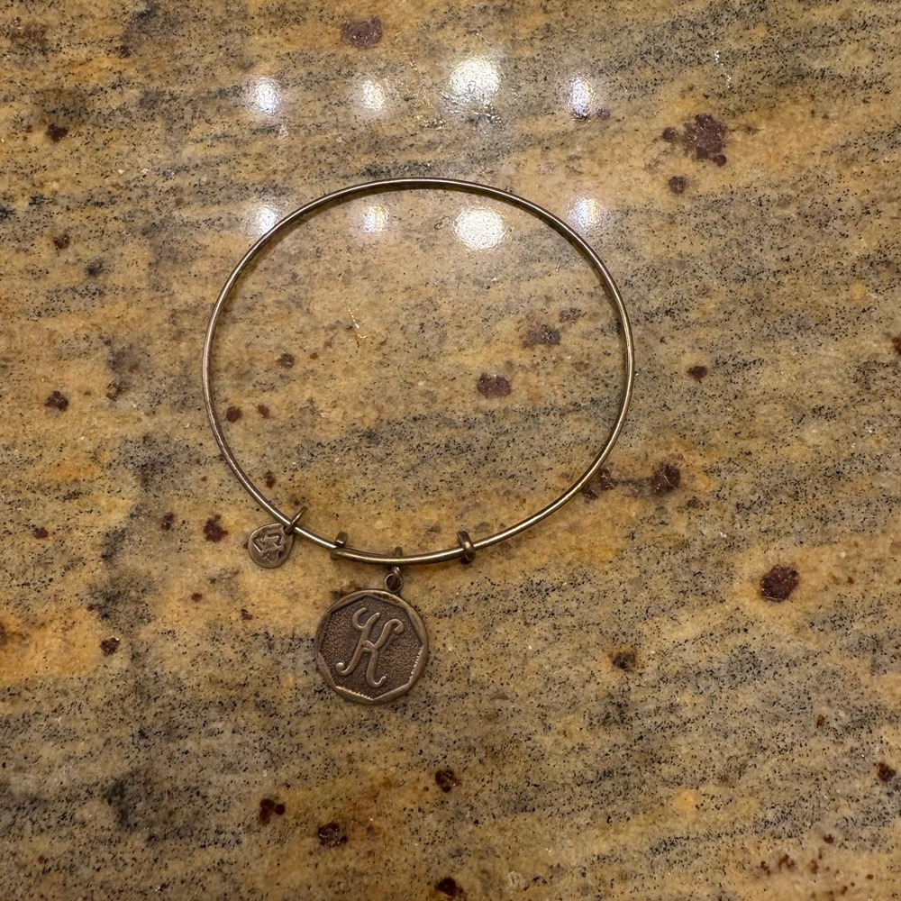 Vintage Silver K Alex and Ani Braclet